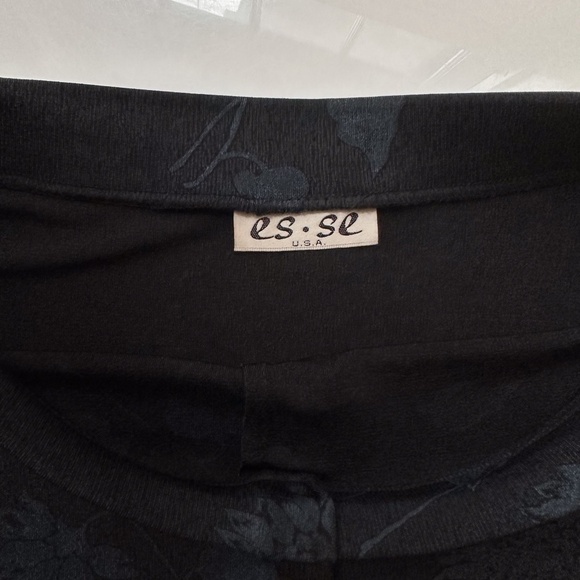 Es • se / Vintage 90's Sunflower Midi Skirt - - Picture 3 of 9